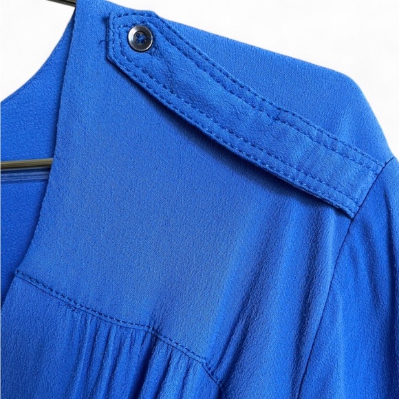 Anthropologie Maeve Lene Crepe Faux Wrap Dress - Picture 4 of 8